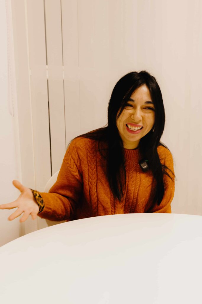 Maria, a Working Holiday participant from Chile, attending a German course with WAFF in Vienna